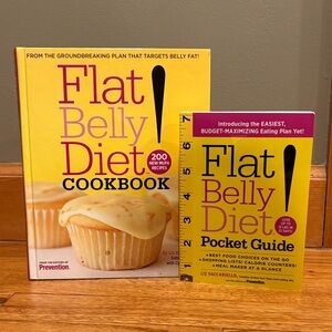 Flat Belly Diet Cookbook and Pocket Guide Set